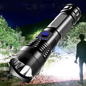 USB Chargeable Strong Light Handheld Flashlight; Plastic Material; Suitable For Camping Backpacking Hiking USB Chargeable Strong Light Handheld Flashlight; Plastic Material; Suitable For Camping Backpacking Hiking